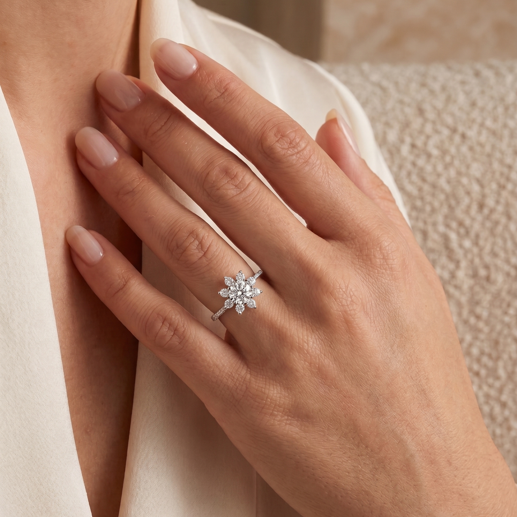 Anillo Estrella Elara de plata 925