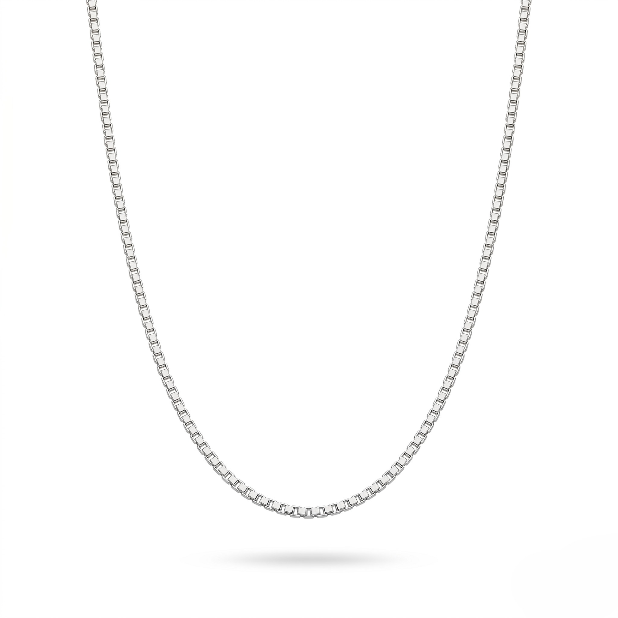 Cadena Veneciana Lumière de plata 925 de 45 cm con acabado brillante
