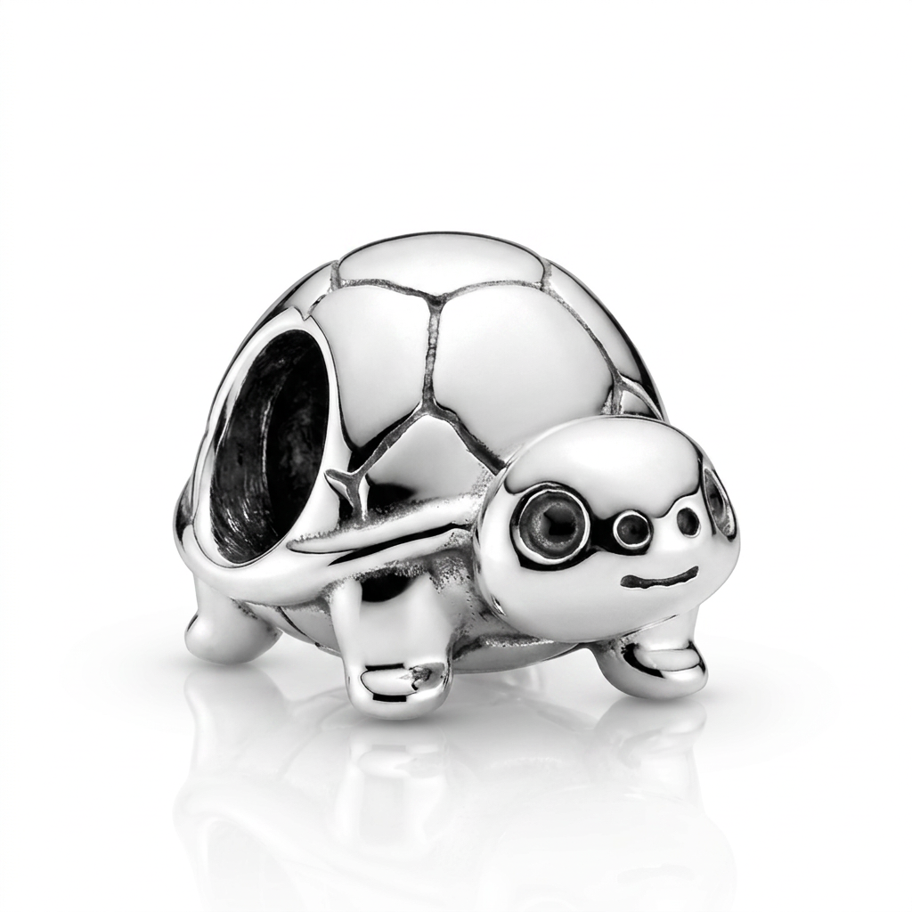 Charm Tortuguita Marina Noa de plata 925 con diseño tridimensional