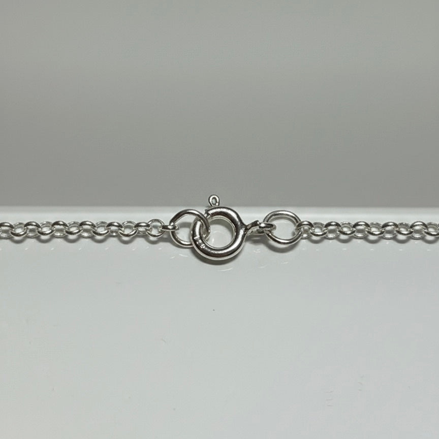 Broche tipo argolla de collar de plata 925