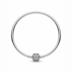 Pulsera rígida Aura Pavé de plata 925 con detalle central brillante